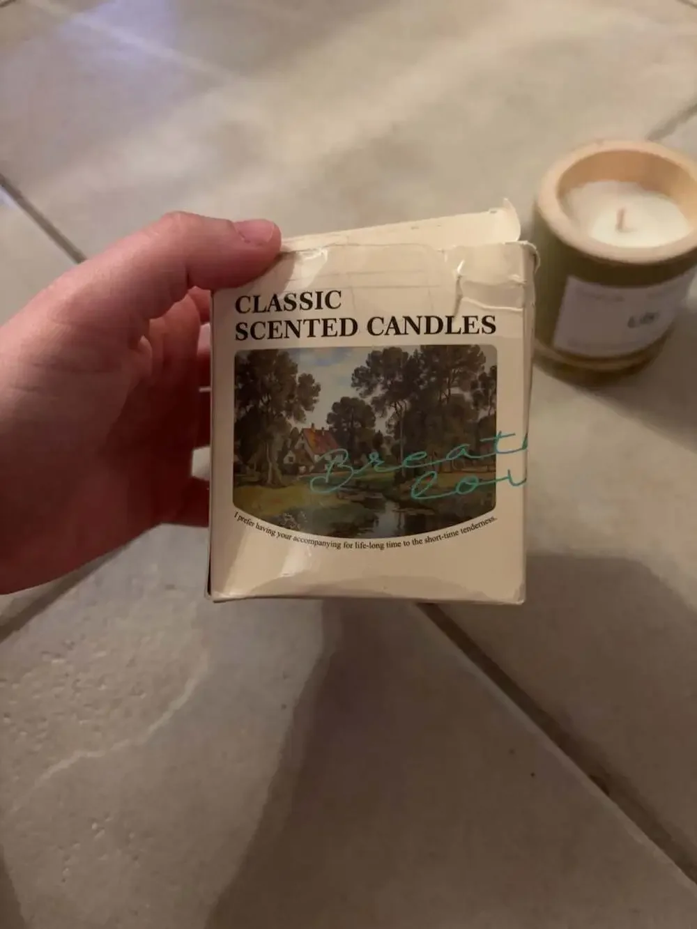 Nanchong Suidisi Lily Scented Bamboo Tube Soybean Candle 80g